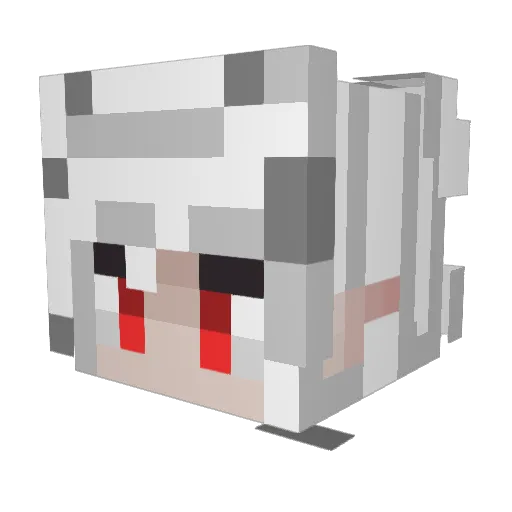 Asmed009 Minecraft avatar head, 3D render