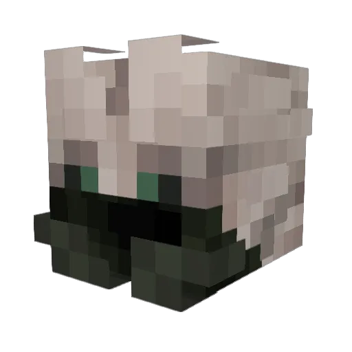Asoart Minecraft avatar head, 3D render