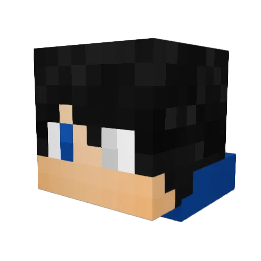 AspectGaming Minecraft avatar head, 3D render