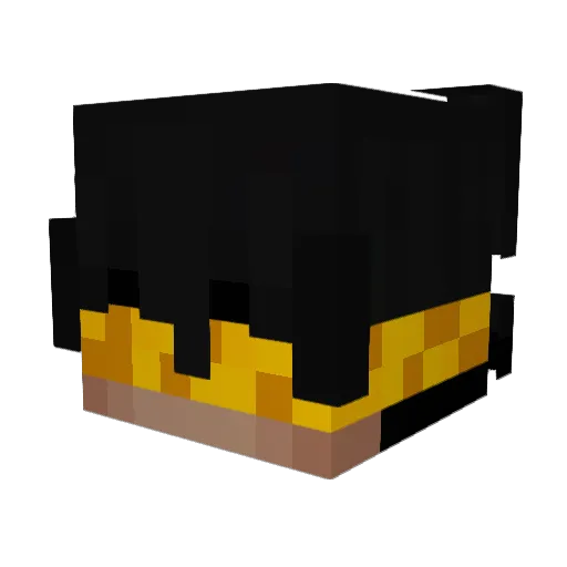AspectKinda Minecraft avatar head, 3D render