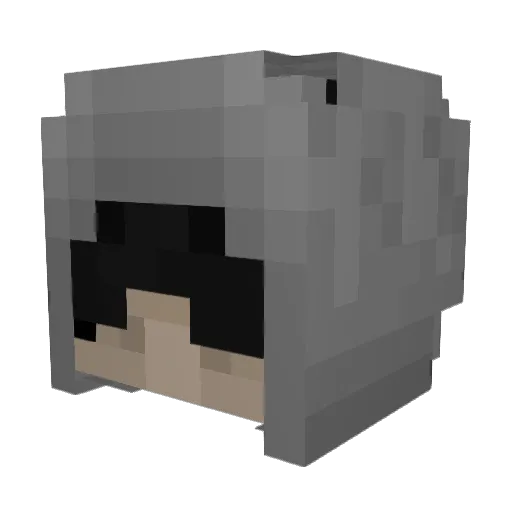 AspectLT4 Minecraft avatar head, 3D render