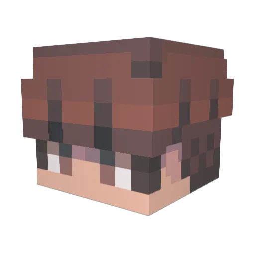 Aspect_A Minecraft avatar head, 3D render