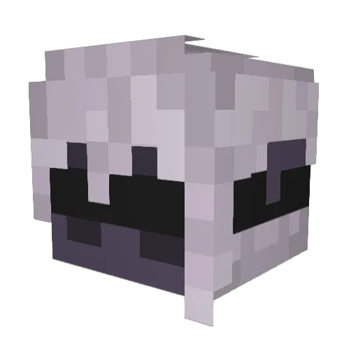 AspectofTheVo1d Minecraft avatar head, 3D render