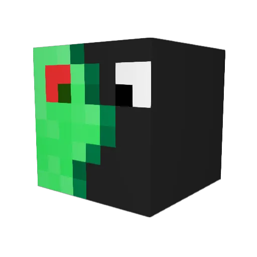 AspenBotero Minecraft avatar head, 3D render