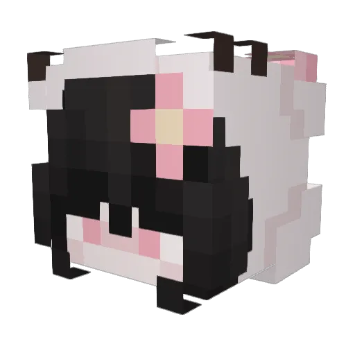 Aspen_Deadly Minecraft avatar head, 3D render