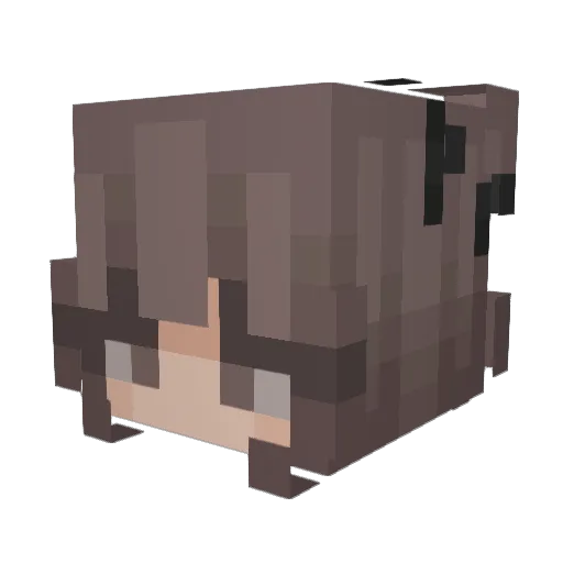 Aspen_Love Minecraft avatar head, 3D render