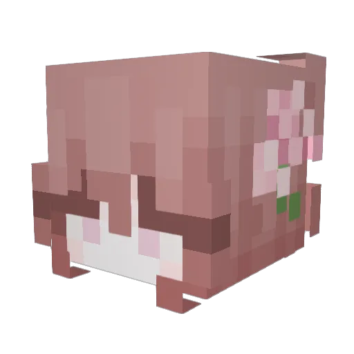 Asphyxia99 Minecraft avatar head, 3D render