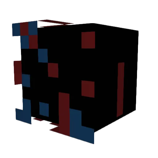 AspkL Minecraft avatar head, 3D render