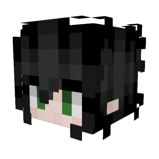 Asqu4re Minecraft avatar head, 3D render