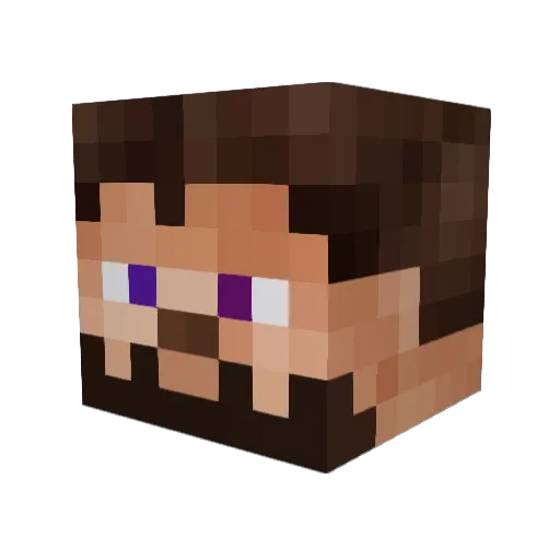 Asriel21196 Minecraft avatar head, 3D render