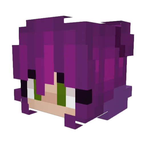AsrielDReeemurr Minecraft avatar head, 3D render