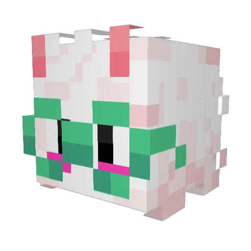 Asriel_87 Minecraft avatar head, 3D render