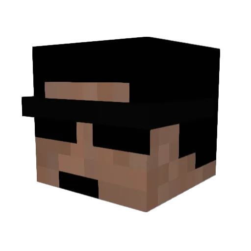 Asriel_Dreamur Minecraft avatar head, 3D render