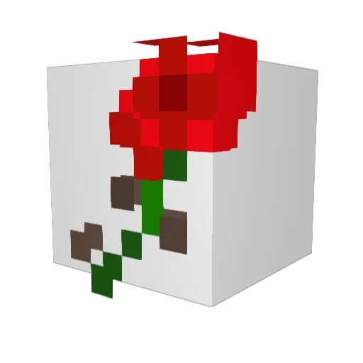 Asrielh Minecraft avatar head, 3D render