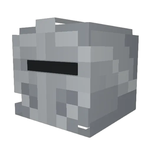 Asruleo Minecraft avatar head, 3D render