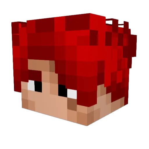 AssAssAss Minecraft avatar head, 3D render