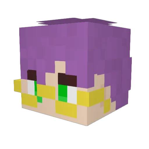 Ass_Mother Minecraft avatar head, 3D render