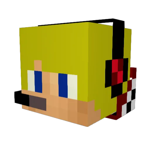 Assain12341234 Minecraft avatar head, 3D render