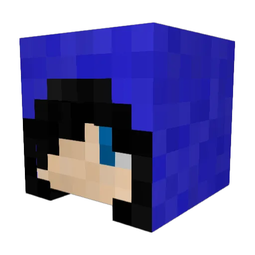 Assalothon Minecraft avatar head, 3D render