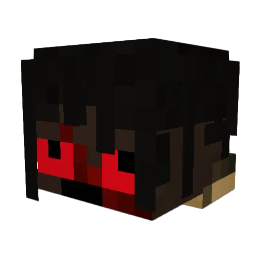 AssaltMoska Minecraft avatar head, 3D render