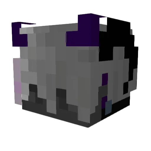 AssasHD Minecraft avatar head, 3D render