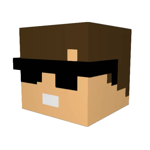 AssasinHUN Minecraft avatar head, 3D render