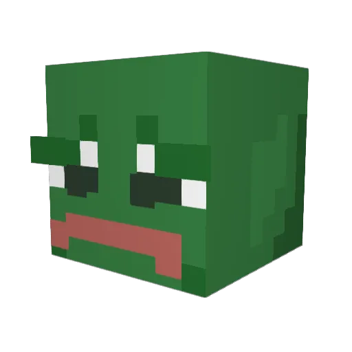 Assasinak15 Minecraft avatar head, 3D render