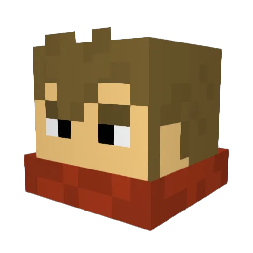 Assasinsmathieu Minecraft avatar head, 3D render