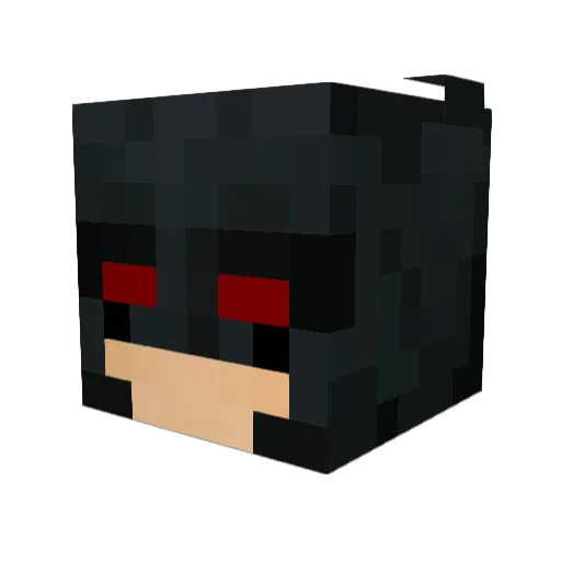 AssassiNQz Minecraft avatar head, 3D render