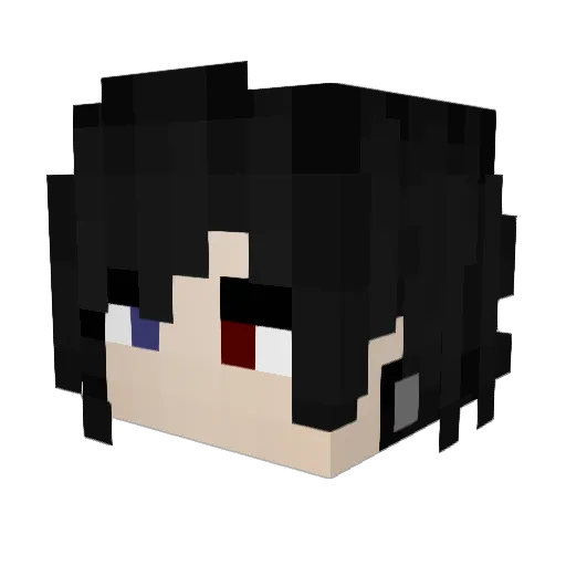 Assassin1061 Minecraft avatar head, 3D render
