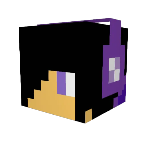 Assassin6403 Minecraft avatar head, 3D render