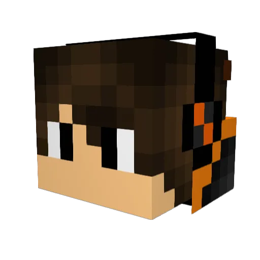 AssassinBR1408 Minecraft avatar head, 3D render