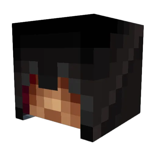 AssassinEzio2003 Minecraft avatar head, 3D render
