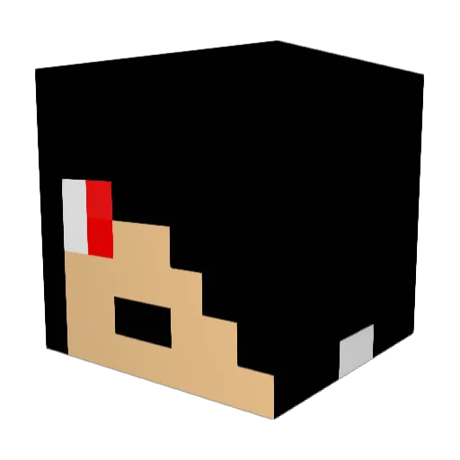 AssassinGunner8 Minecraft avatar head, 3D render