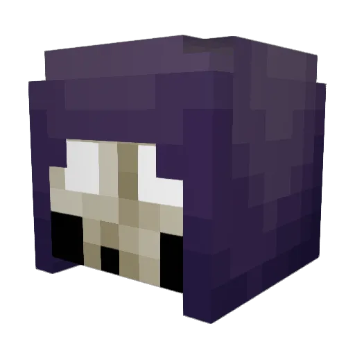 AssassinMaster26 Minecraft avatar head, 3D render