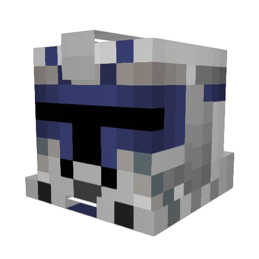 AssassinNarwhal Minecraft avatar head, 3D render