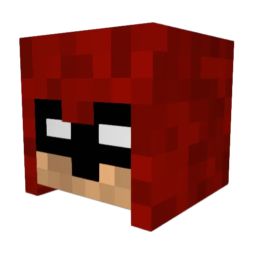 AssassinStudios Minecraft avatar head, 3D render