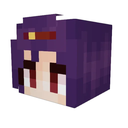 Assassin_sakura Minecraft avatar head, 3D render