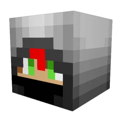 Assassinkiwi Minecraft avatar head, 3D render