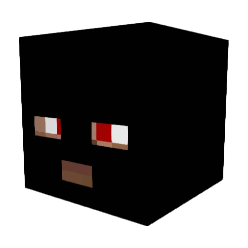 Assau1t Minecraft avatar head, 3D render