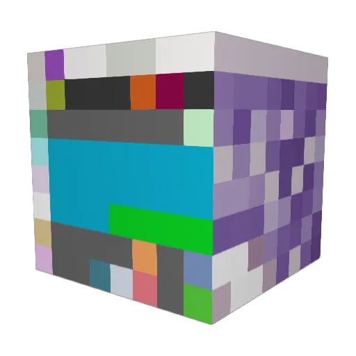 AssertedLotus64 Minecraft avatar head, 3D render