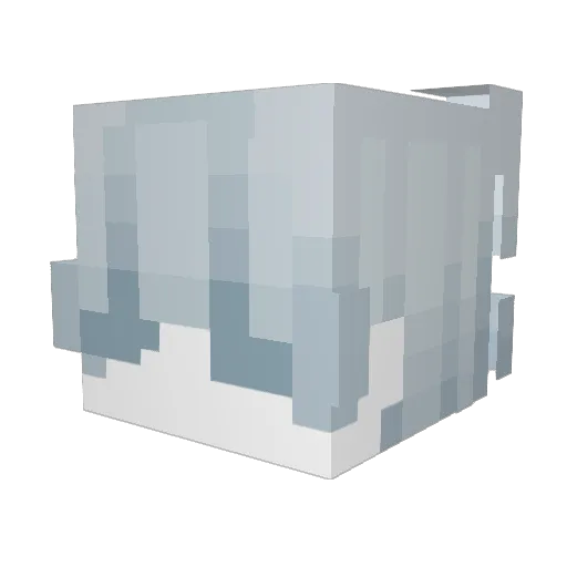 Assetes808 Minecraft avatar head, 3D render