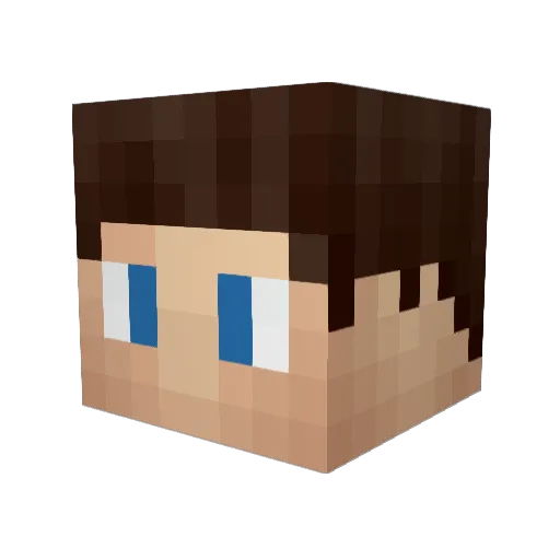 Assie2503 Minecraft avatar head, 3D render