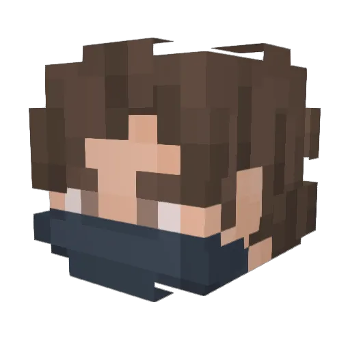 AssignmentDue Minecraft avatar head, 3D render