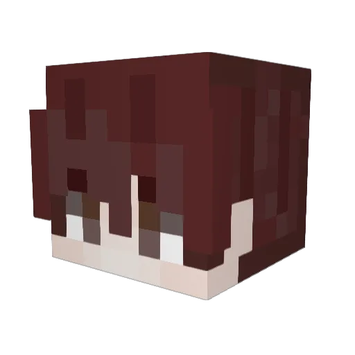 AssociateCrab51 Minecraft avatar head, 3D render