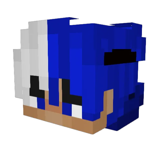AsssassinFire_ Minecraft avatar head, 3D render