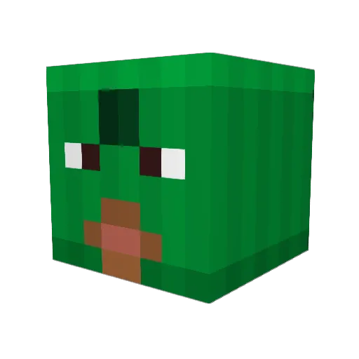 AssumedPseudonym Minecraft avatar head, 3D render