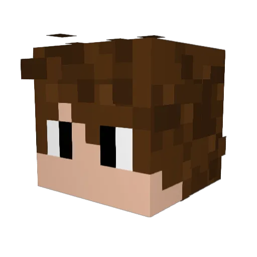 AstXard Minecraft avatar head, 3D render