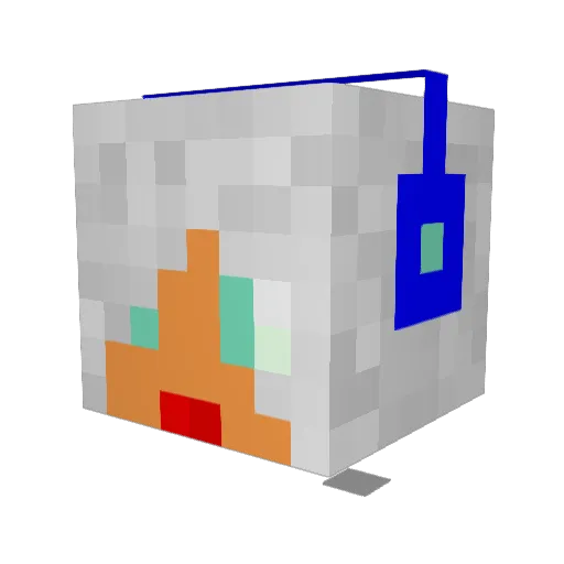 Asta151900 Minecraft avatar head, 3D render