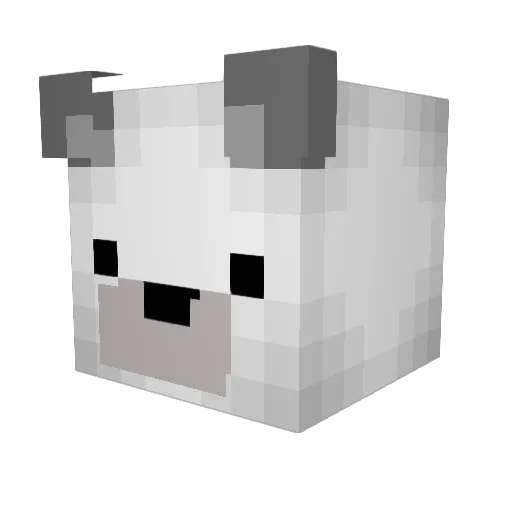 Astalfo345 Minecraft avatar head, 3D render
